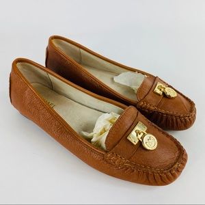 Michael Kors Womens Leather Slip On Loafer Flat Sh